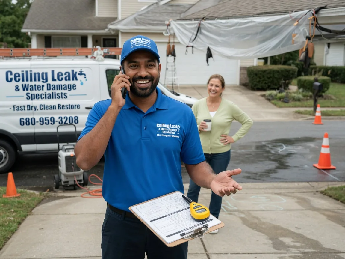 Ceiling Leak Cleanup East Moline, IL FAQs